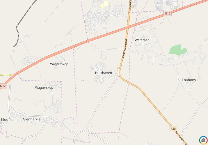 Map location of Hillshaven